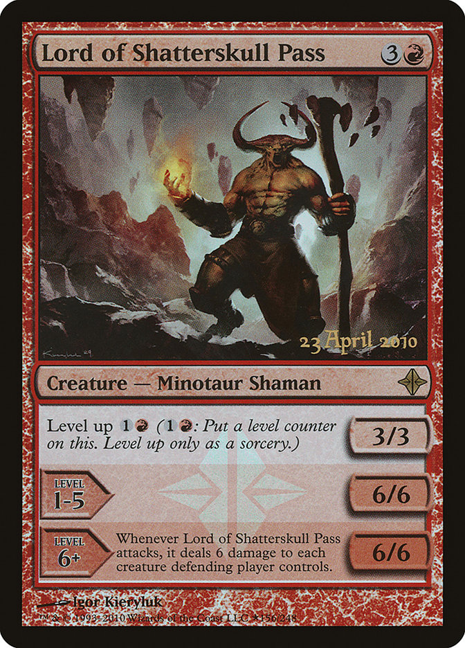 Lord of Shatterskull Pass [Rise of the Eldrazi Prerelease Promos] - Magic: The Gathering - Card Brawlers | Quebec | Canada |