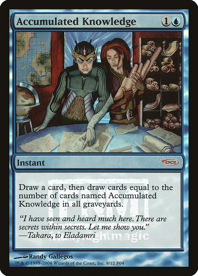 Accumulated Knowledge [Friday Night Magic 2004] - Magic: The Gathering - Card Brawlers | Quebec | Canada |