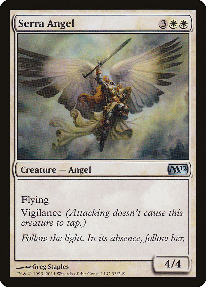 Serra Angel [Magic 2012] - Magic: The Gathering - Card Brawlers | Quebec | Canada |
