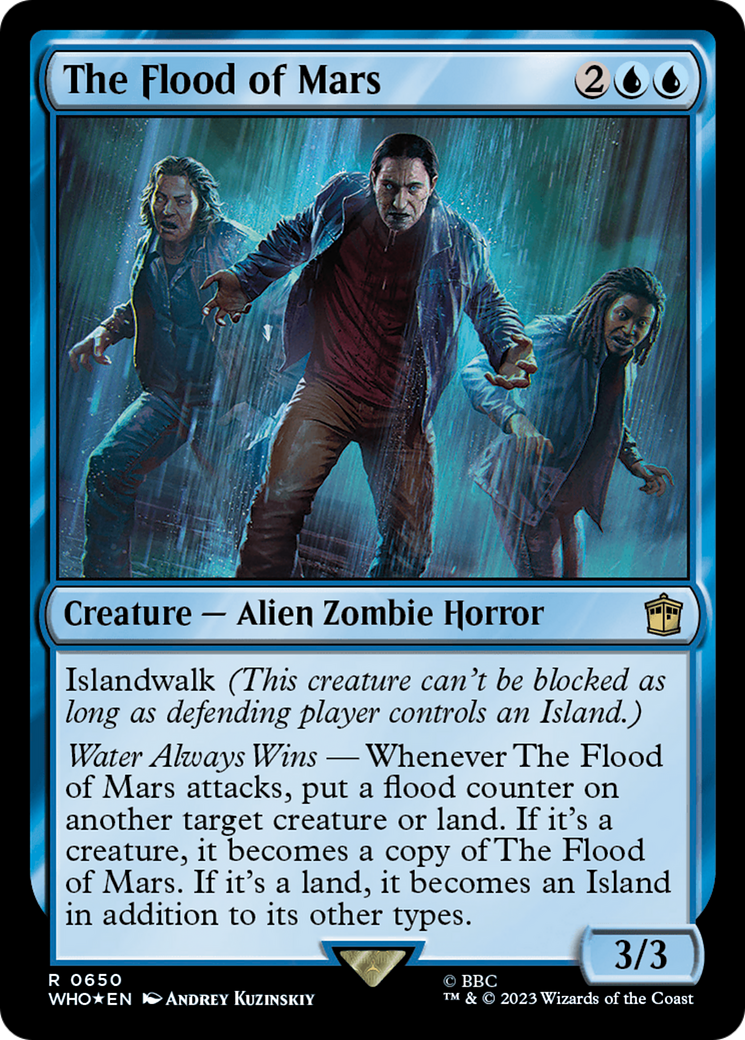 The Flood of Mars (Surge Foil) [Doctor Who] - Magic: The Gathering - Card Brawlers | Quebec | Canada |