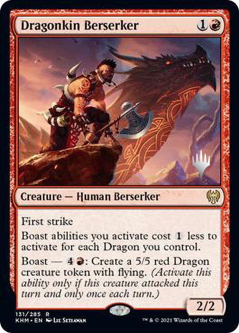 Dragonkin Berserker (Promo Pack) [Kaldheim Promos] - Magic: The Gathering - Card Brawlers | Quebec | Canada |