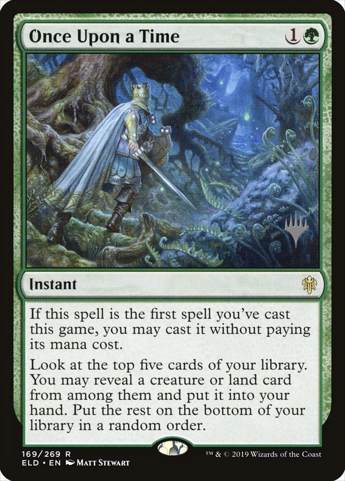 Once Upon a Time (Promo Pack) [Throne of Eldraine Promos] - Magic: The Gathering - Card Brawlers | Quebec | Canada |