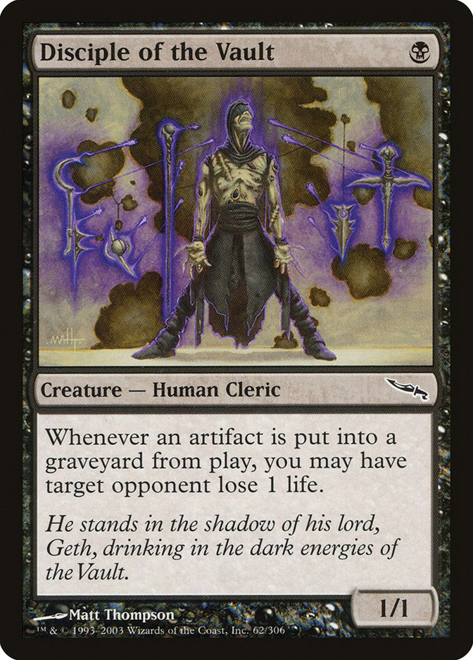 Disciple of the Vault [Mirrodin] - Magic: The Gathering - Card Brawlers | Quebec | Canada |