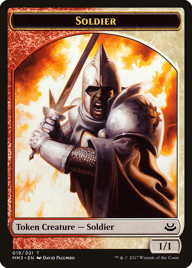 Soldier Token (019/021) [Modern Masters 2017 Tokens] - Magic: The Gathering - Card Brawlers | Quebec | Canada |