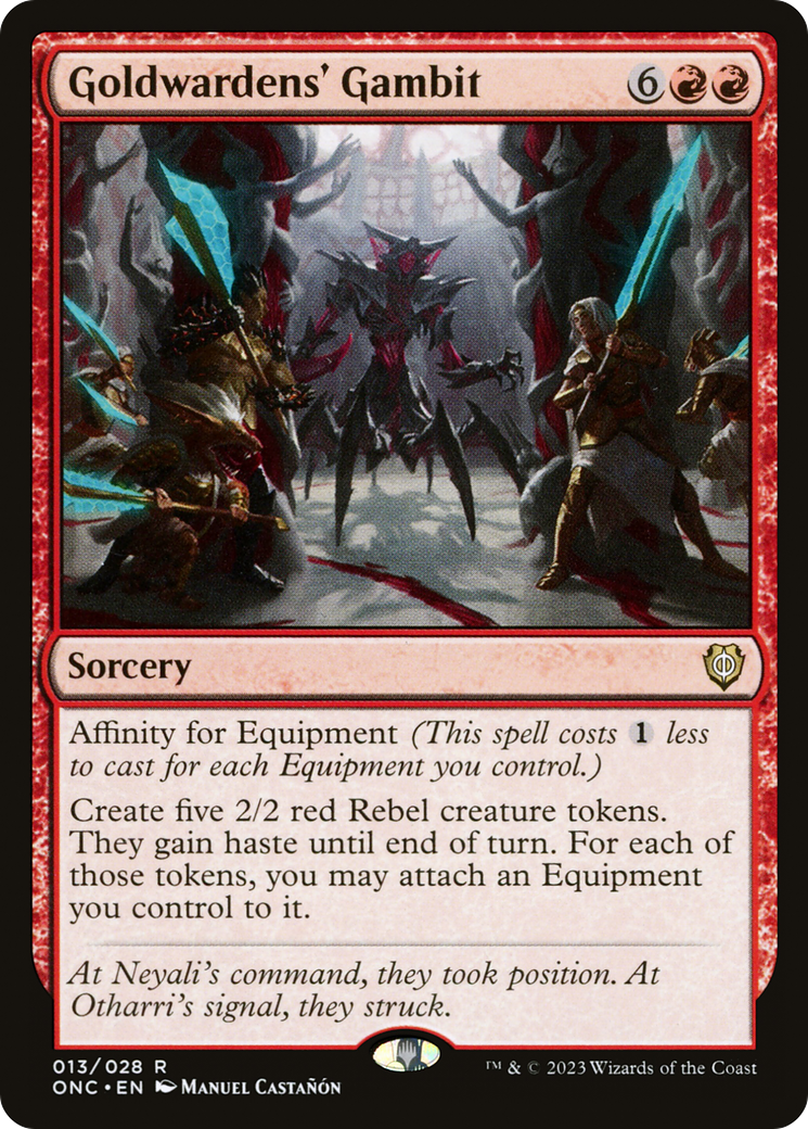 Goldwardens' Gambit [Phyrexia: All Will Be One Commander] - Magic: The Gathering - Card Brawlers | Quebec | Canada |