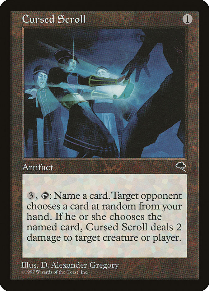 Cursed Scroll [Tempest] - Magic: The Gathering - Card Brawlers | Quebec | Canada |