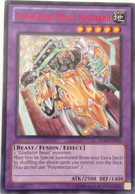 Gladiator Beast Essedarii (Red) [DL18-EN010] Rare - Yu-Gi-Oh! - Card Brawlers | Quebec | Canada |