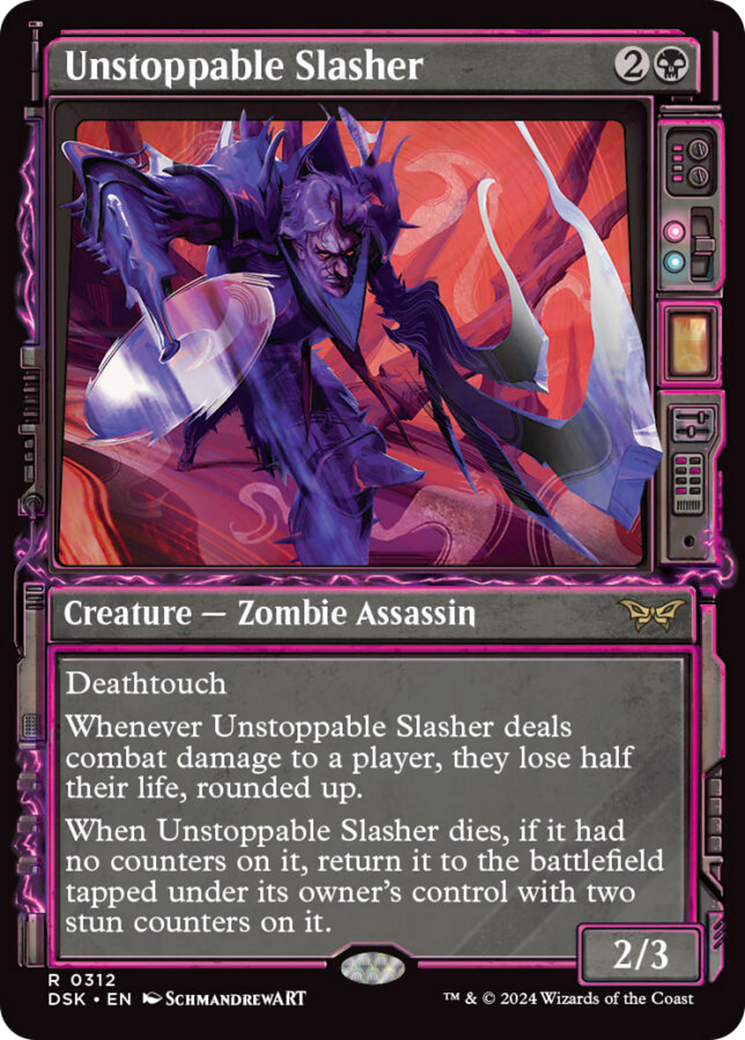 Unstoppable Slasher (Showcase) [Duskmourn: House of Horror] - Magic: The Gathering - Card Brawlers | Quebec | Canada |