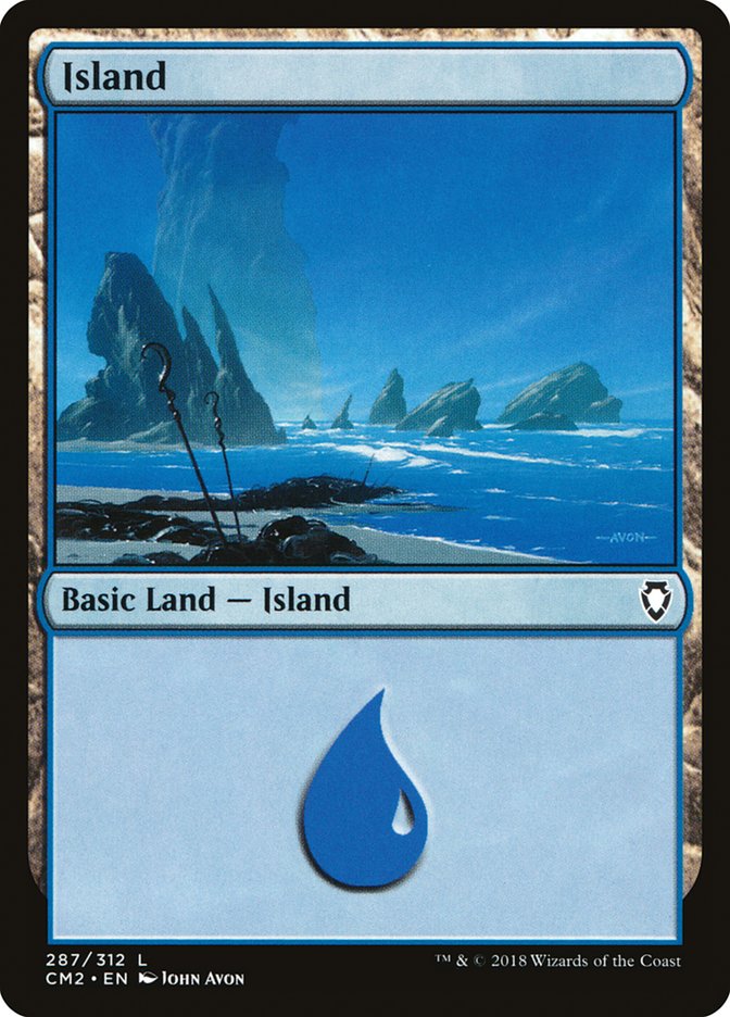 Island (287) [Commander Anthology Volume II] - Magic: The Gathering - Card Brawlers | Quebec | Canada |