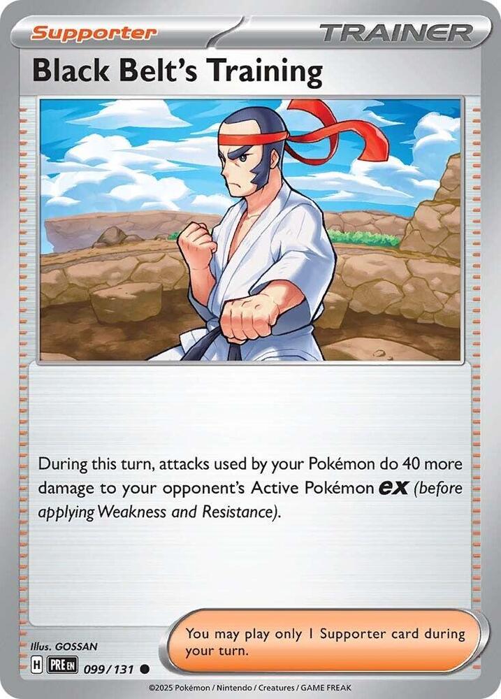 Black Belt's Training (099/131) [Scarlet & Violet: Prismatic Evolutions] - Pokémon - Card Brawlers | Quebec | Canada |