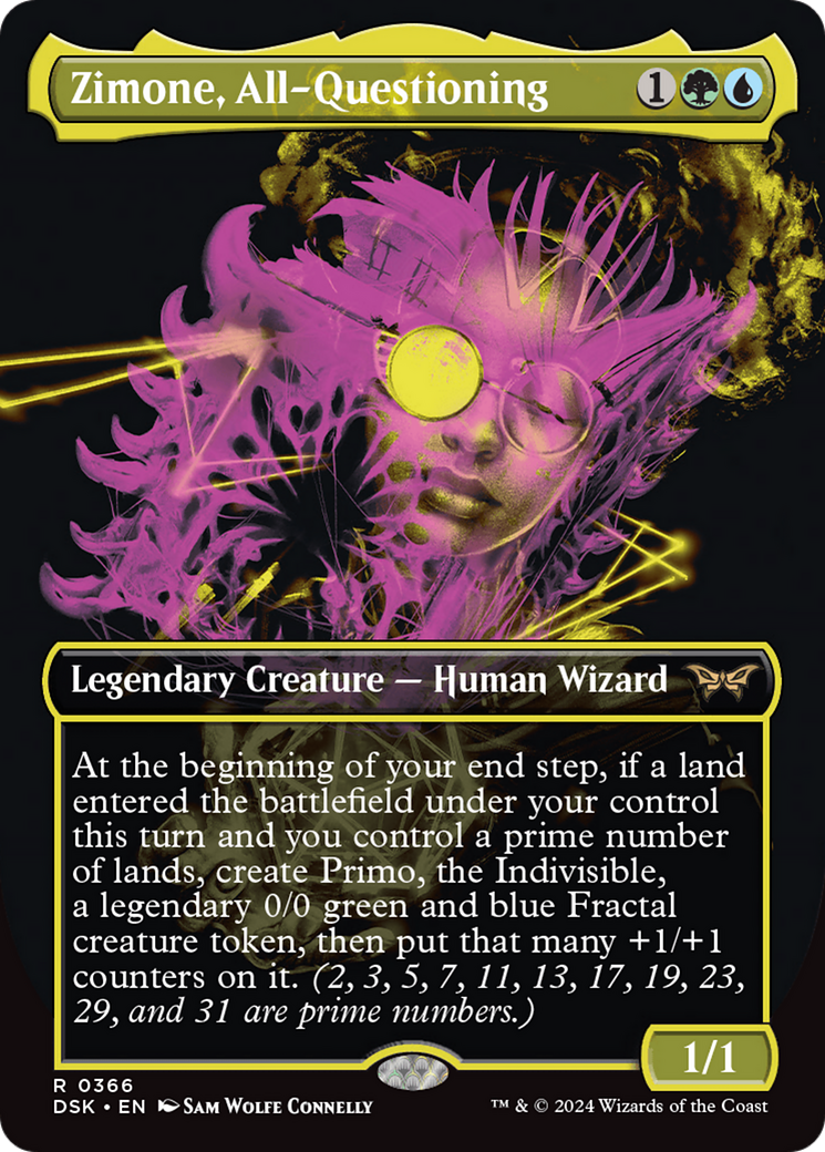 Zimone, All-Questioning (Showcase) [Duskmourn: House of Horror] - Magic: The Gathering - Card Brawlers | Quebec | Canada |