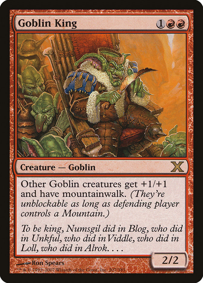 Goblin King [Tenth Edition] - Magic: The Gathering - Card Brawlers | Quebec | Canada |