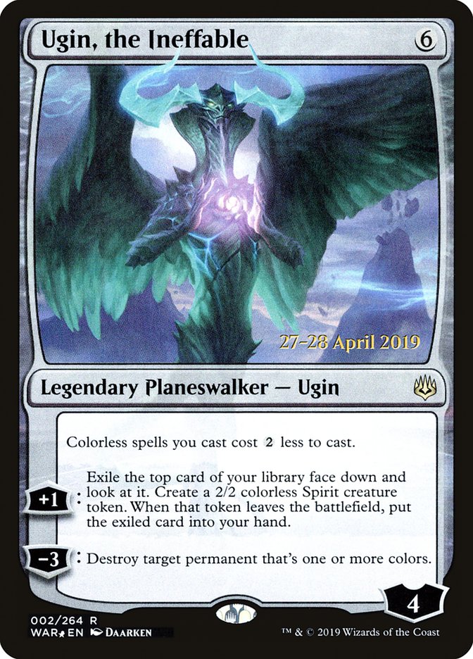 Ugin, the Ineffable [War of the Spark Prerelease Promos] - Magic: The Gathering - Card Brawlers | Quebec | Canada |