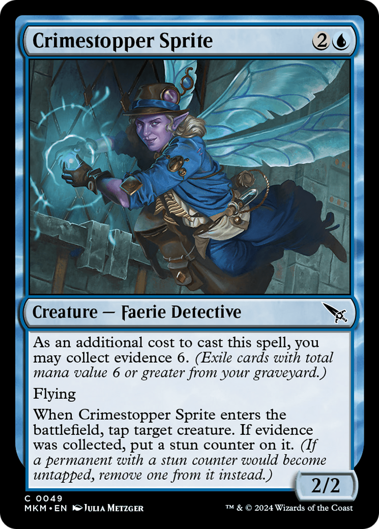 Crimestopper Sprite [Murders at Karlov Manor] - Magic: The Gathering - Card Brawlers | Quebec | Canada |