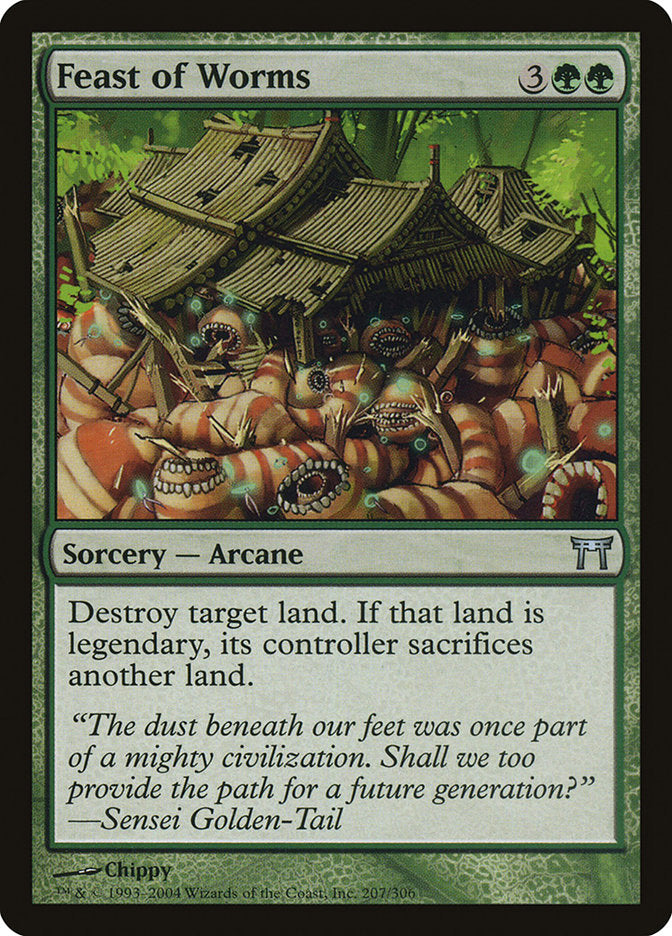 Feast of Worms [Champions of Kamigawa] - Magic: The Gathering - Card Brawlers | Quebec | Canada |