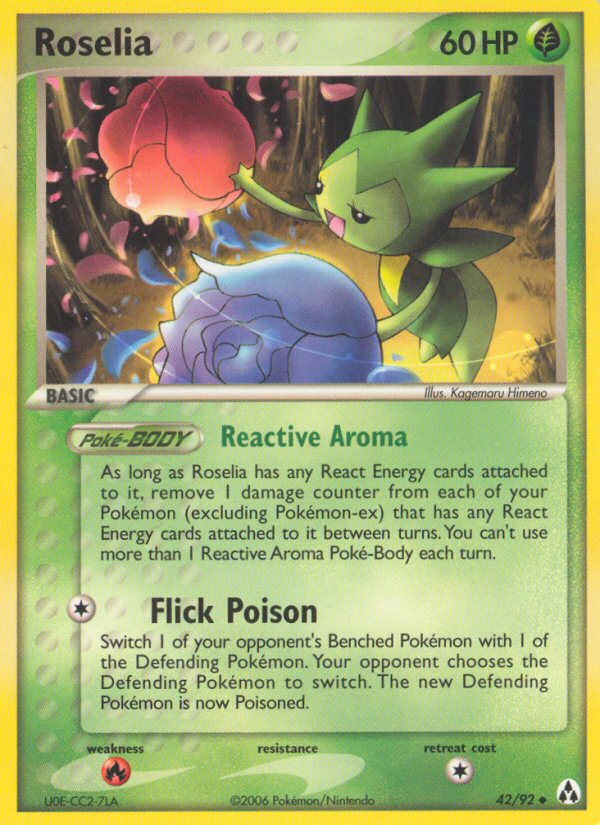 Roselia (42/92) [EX: Legend Maker] - Pokémon - Card Brawlers | Quebec | Canada |