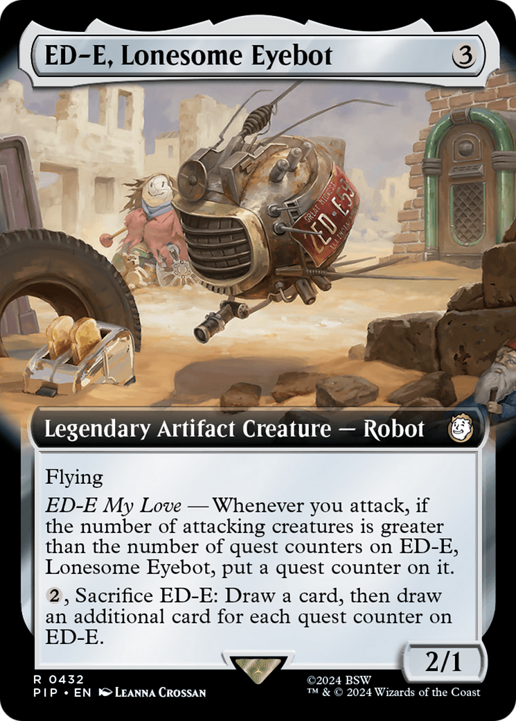 ED-E, Lonesome Eyebot (Extended Art) [Fallout] - Magic: The Gathering - Card Brawlers | Quebec | Canada |
