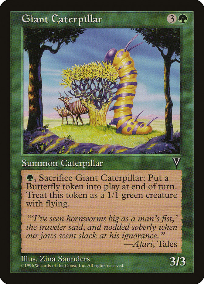 Giant Caterpillar [Visions] - Magic: The Gathering - Card Brawlers | Quebec | Canada |