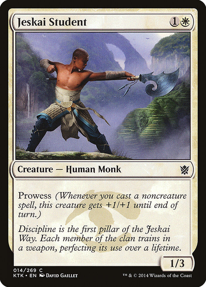 Jeskai Student [Khans of Tarkir] - Magic: The Gathering - Card Brawlers | Quebec | Canada |