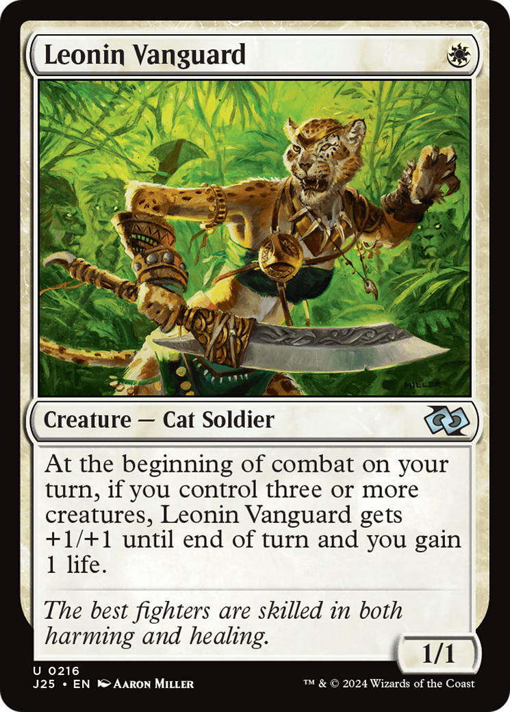 Leonin Vanguard [Foundations Jumpstart] - Magic: The Gathering - Card Brawlers | Quebec | Canada |