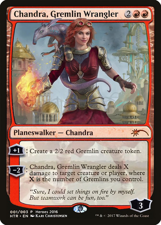 Chandra, Gremlin Wrangler [Heroes of the Realm] - Magic: The Gathering - Card Brawlers | Quebec | Canada |