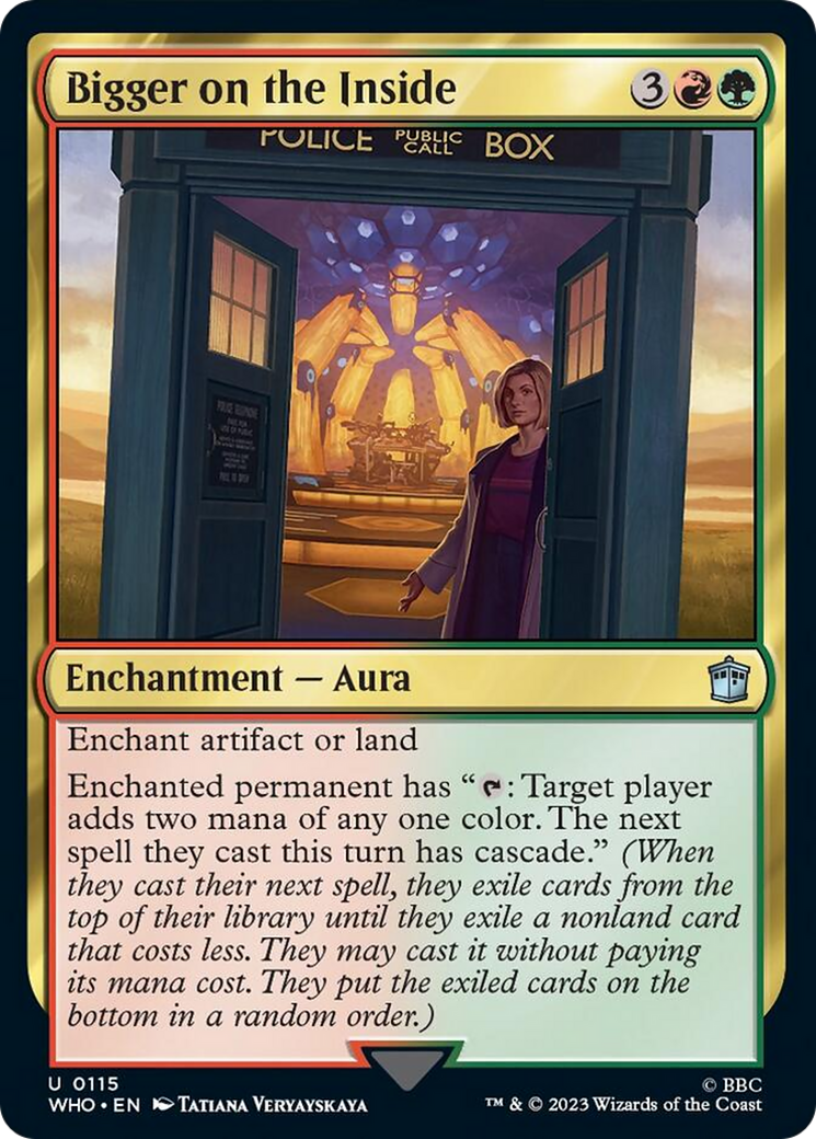 Bigger on the Inside [Doctor Who] - Magic: The Gathering - Card Brawlers | Quebec | Canada |