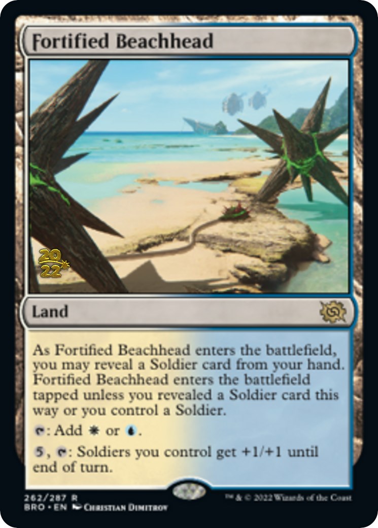 Fortified Beachhead [The Brothers' War Prerelease Promos] - Magic: The Gathering - Card Brawlers | Quebec | Canada |