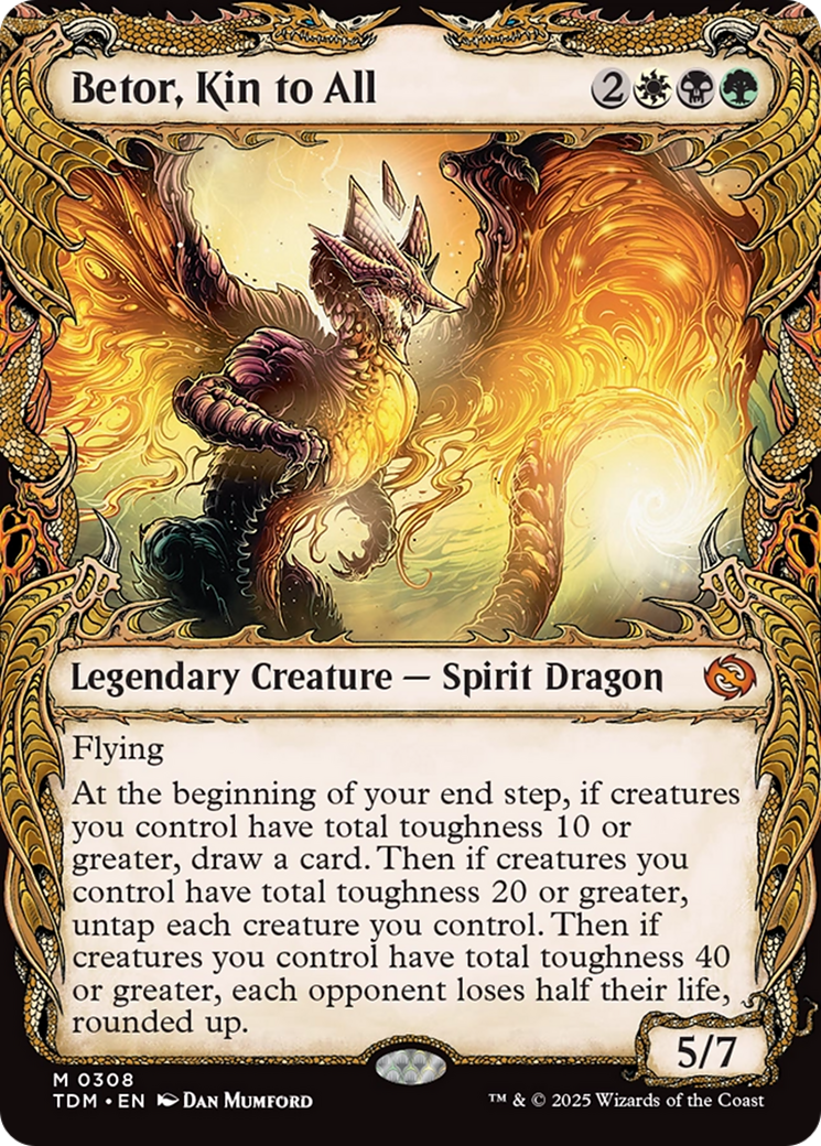 Betor, Kin to All (Showcase) [Tarkir: Dragonstorm] - Magic: The Gathering - Card Brawlers | Quebec | Canada |