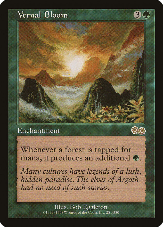 Vernal Bloom [Urza's Saga] - Magic: The Gathering - Card Brawlers | Quebec | Canada |