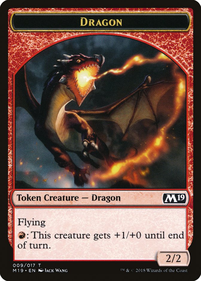 Dragon Token (009/017) [Core Set 2019 Tokens] - Magic: The Gathering - Card Brawlers | Quebec | Canada |