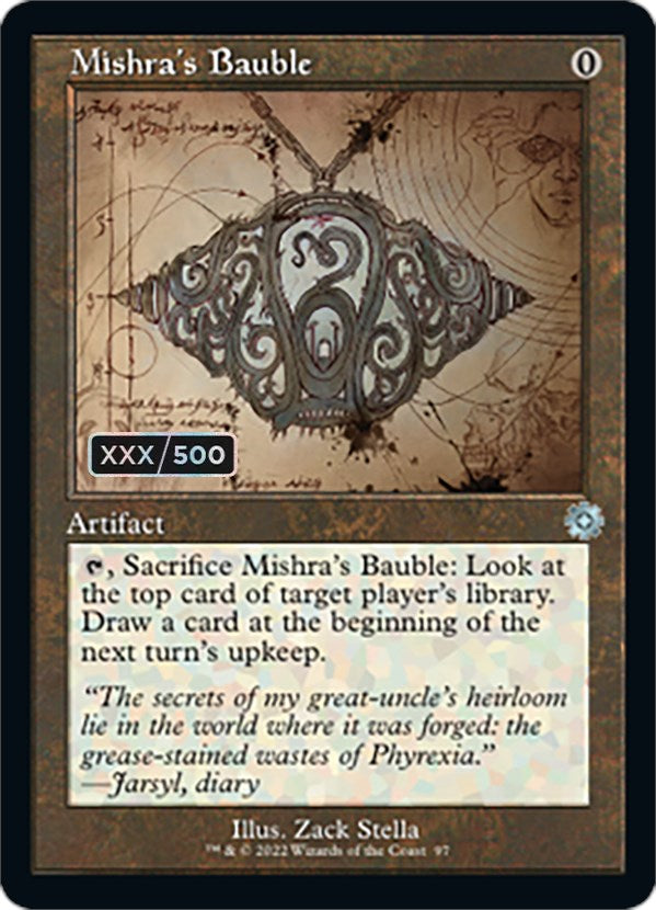 Mishra's Bauble (Retro Schematic) (Serialized) [The Brothers' War Retro Artifacts] - Magic: The Gathering - Card Brawlers | Quebec | Canada |