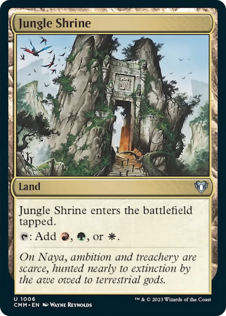 Jungle Shrine [Commander Masters] - Magic: The Gathering - Card Brawlers | Quebec | Canada |