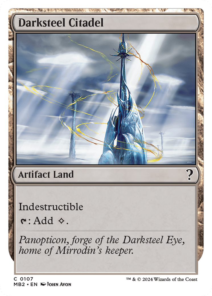 Darksteel Citadel (White Border) [Mystery Booster 2] - Magic: The Gathering - Card Brawlers | Quebec | Canada |