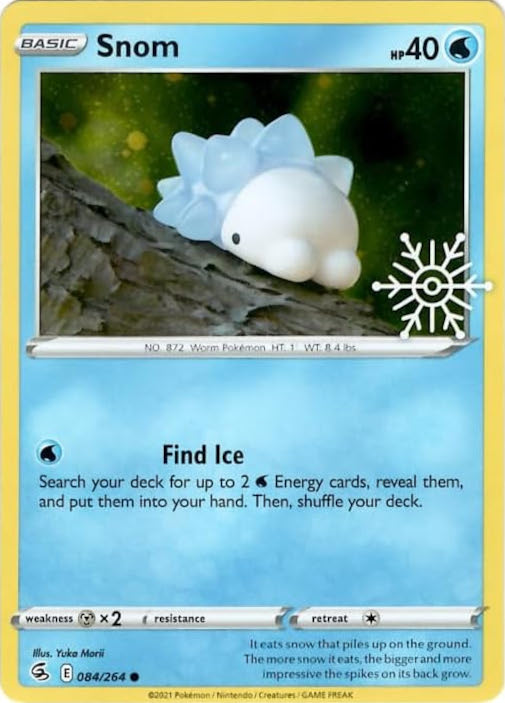 Snom (084/264) (Holiday Calendar) [Sword & Shield: Fusion Strike] - Pokémon - Card Brawlers | Quebec | Canada |