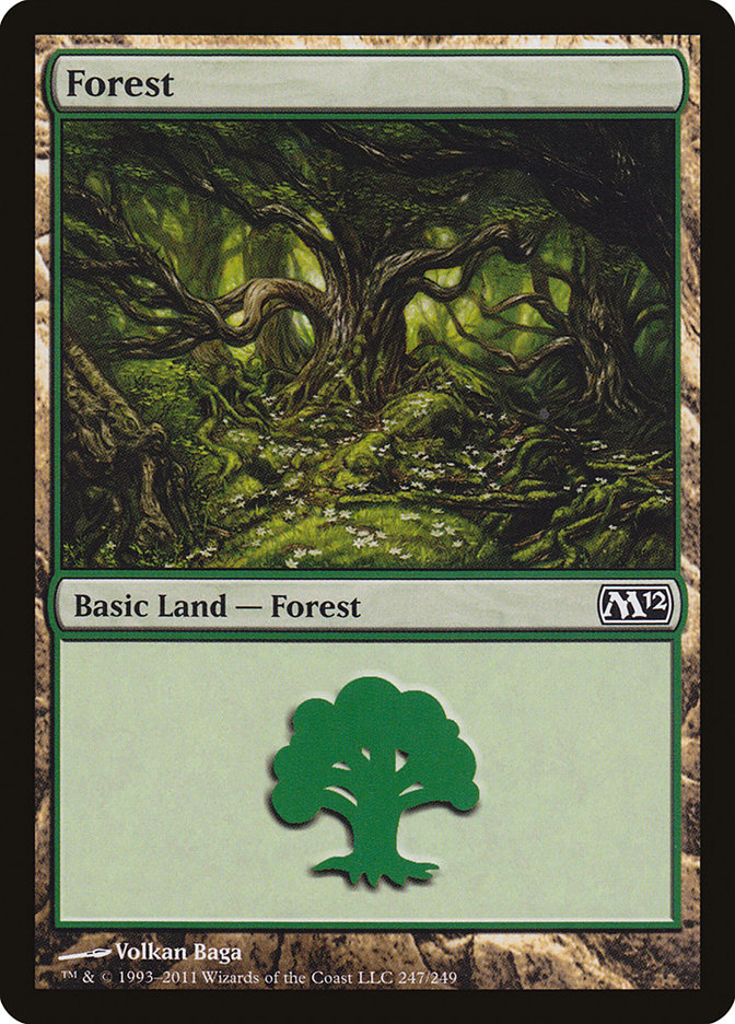 Forest (247) [Magic 2012] - Magic: The Gathering - Card Brawlers | Quebec | Canada |