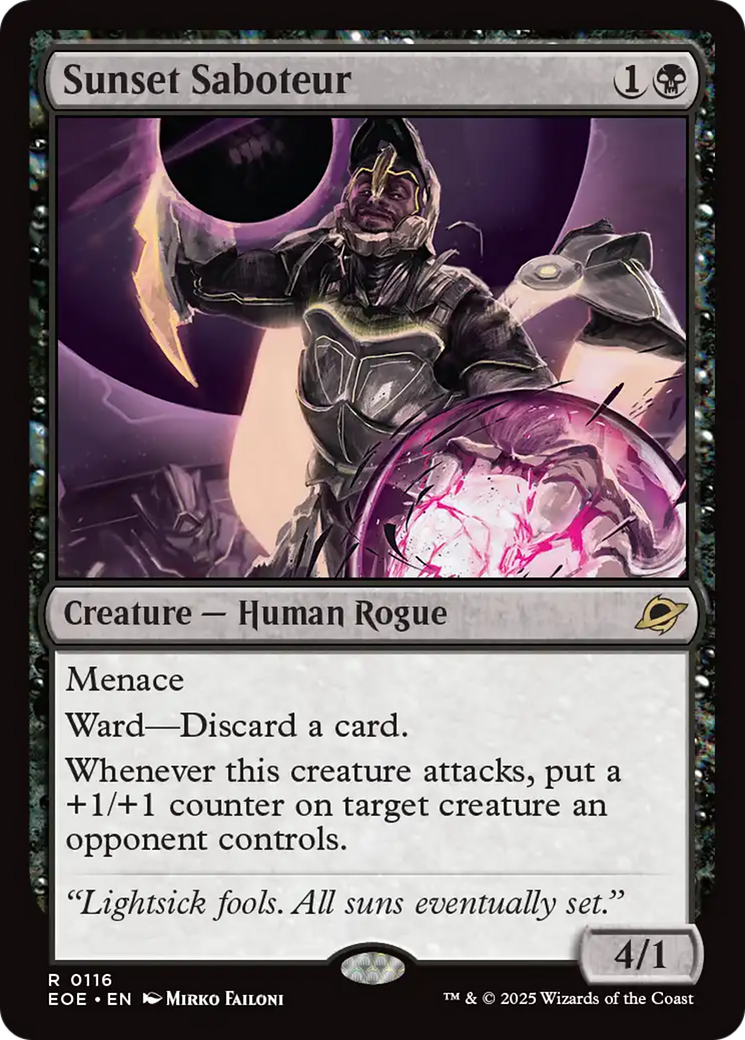 Sunset Saboteur [Edge of Eternities] - Magic: The Gathering - Card Brawlers | Quebec | Canada |