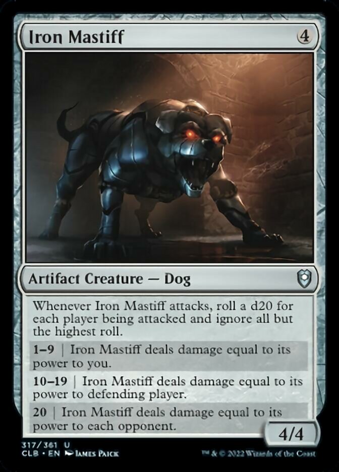 Iron Mastiff [Commander Legends: Battle for Baldur's Gate] - Magic: The Gathering - Card Brawlers | Quebec | Canada |