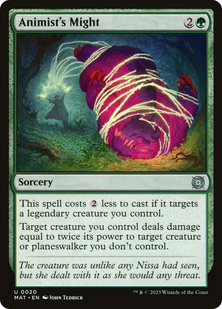 Animist's Might [March of the Machine: The Aftermath] - Magic: The Gathering - Card Brawlers | Quebec | Canada |