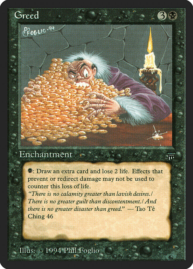 Greed [Legends] - Magic: The Gathering - Card Brawlers | Quebec | Canada |