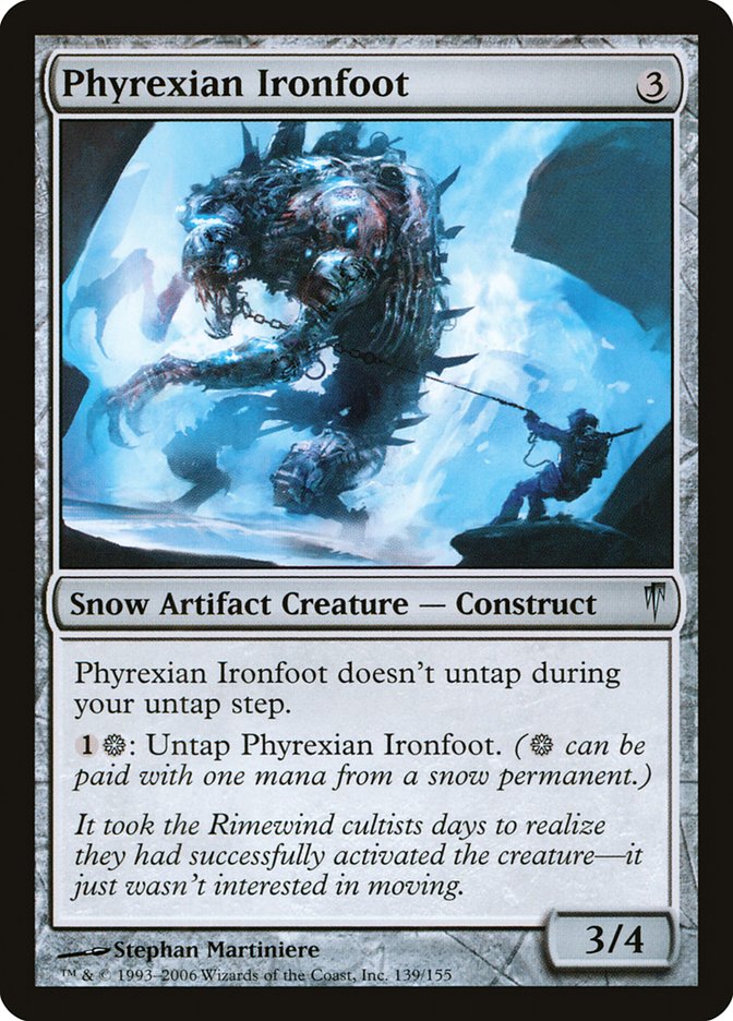 Phyrexian Ironfoot [Coldsnap] - Magic: The Gathering - Card Brawlers | Quebec | Canada |