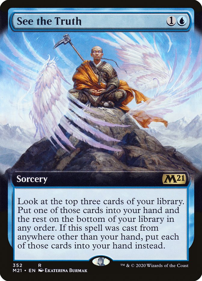 See the Truth (Extended Art) [Core Set 2021] - Magic: The Gathering - Card Brawlers | Quebec | Canada |