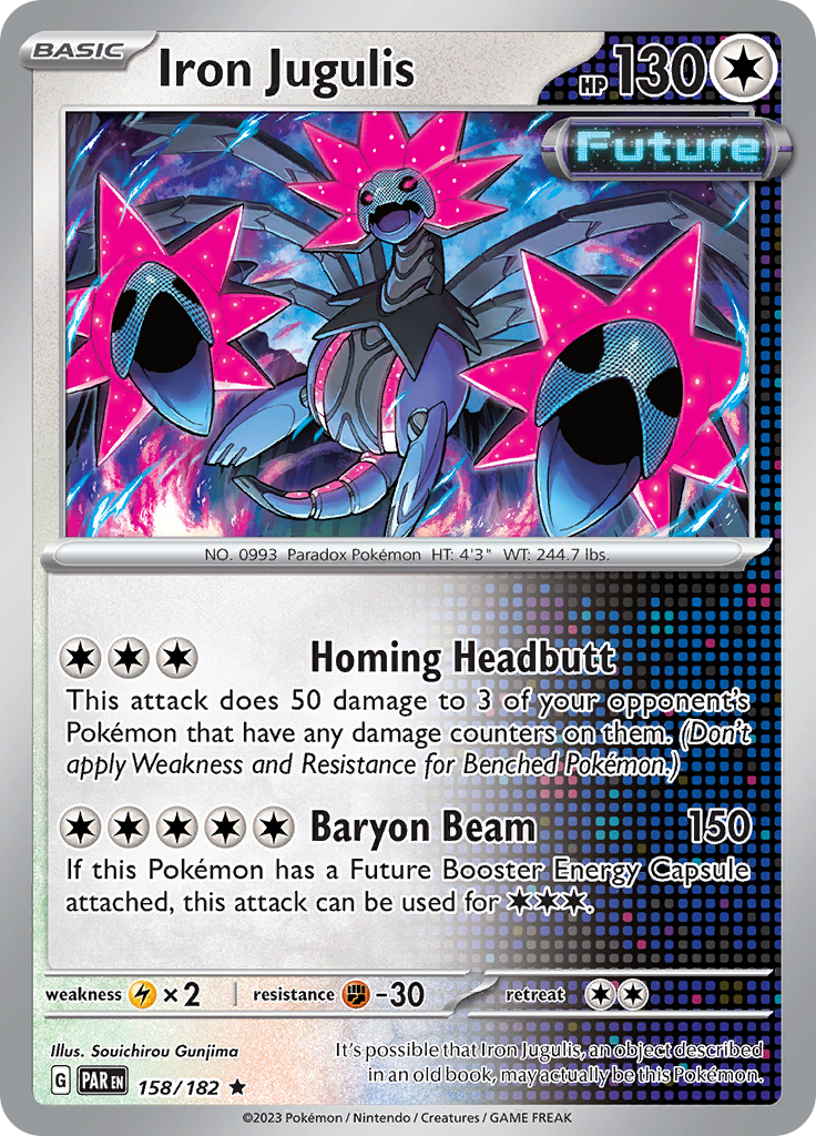 Iron Jugulis (158/182) [Scarlet & Violet: Paradox Rift] - Pokémon - Card Brawlers | Quebec | Canada |