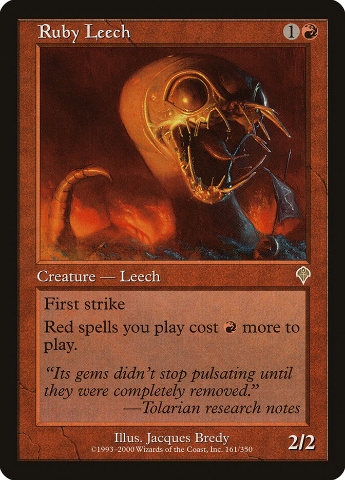Ruby Leech [Invasion] - Magic: The Gathering - Card Brawlers | Quebec | Canada |