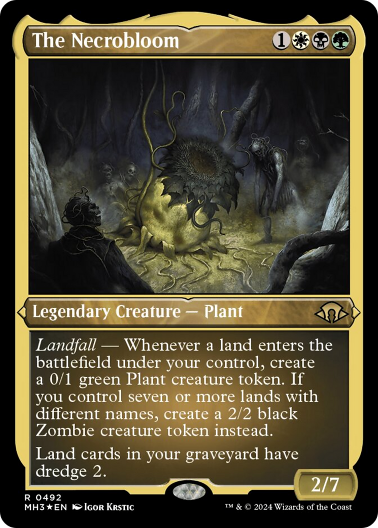 The Necrobloom (Foil Etched) [Modern Horizons 3] - Magic: The Gathering - Card Brawlers | Quebec | Canada |