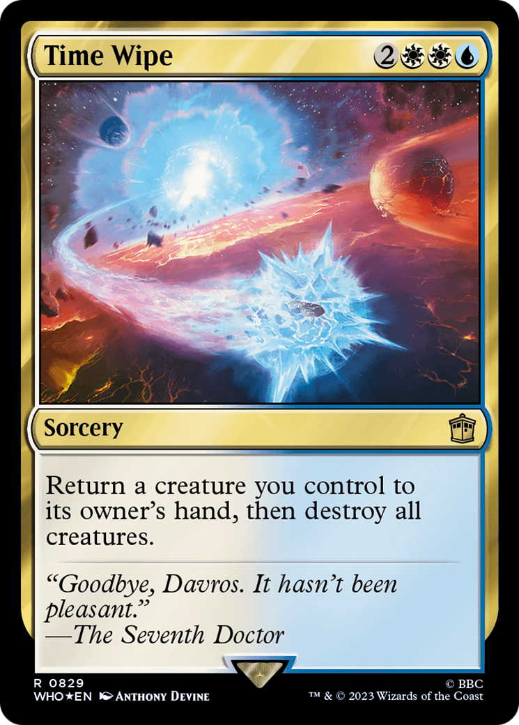 Time Wipe (Surge Foil) [Doctor Who] - Magic: The Gathering - Card Brawlers | Quebec | Canada |