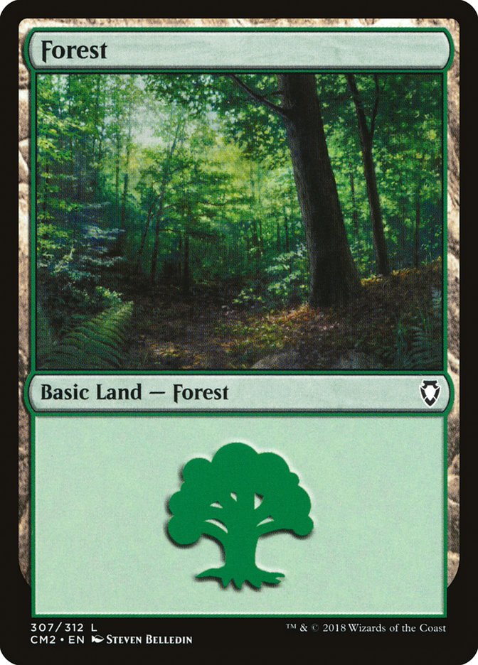 Forest (307) [Commander Anthology Volume II] - Magic: The Gathering - Card Brawlers | Quebec | Canada |