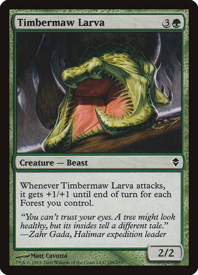 Timbermaw Larva [Zendikar] - Magic: The Gathering - Card Brawlers | Quebec | Canada |