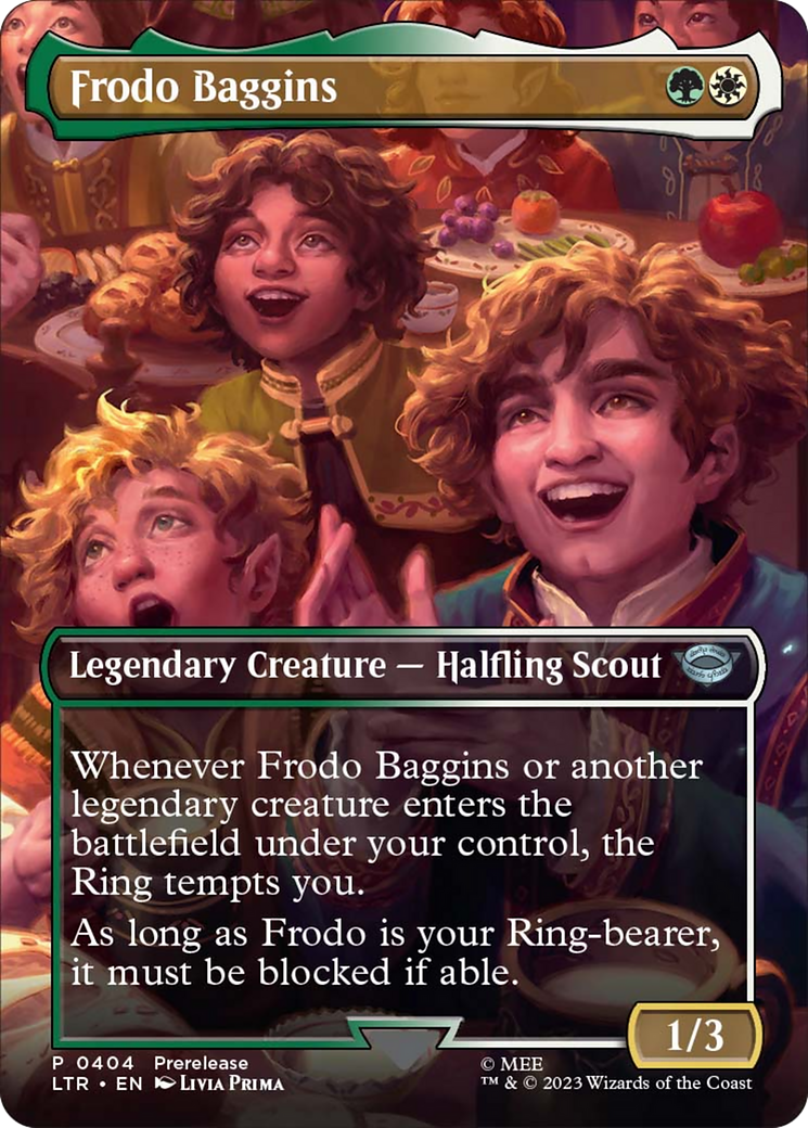 Frodo Baggins (Borderless Alternate Art) [The Lord of the Rings: Tales of Middle-Earth] - Magic: The Gathering - Card Brawlers | Quebec | Canada |
