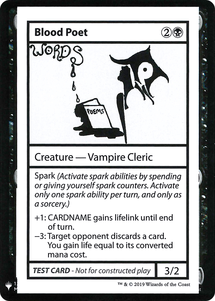 Blood Poet [Mystery Booster Playtest Cards] - Magic: The Gathering - Card Brawlers | Quebec | Canada |