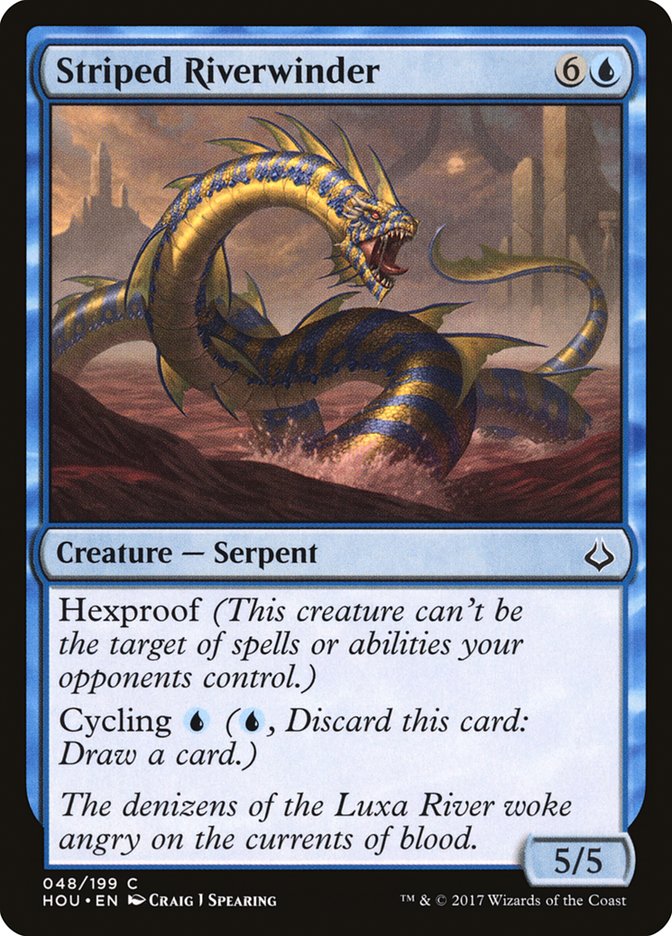 Striped Riverwinder [Hour of Devastation] - Magic: The Gathering - Card Brawlers | Quebec | Canada |